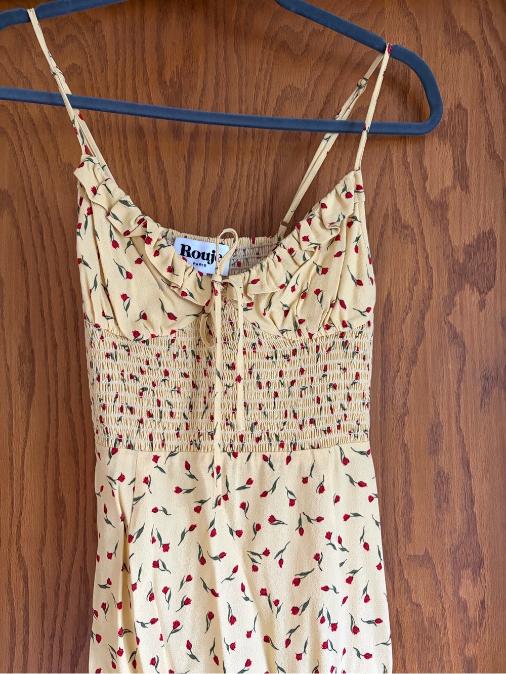 Rouje Andria Floral Mino Dress Sz 6 - Picture 4 of 8